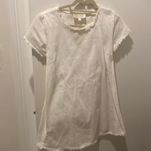 J.O.A. White Open Back Mini Dress